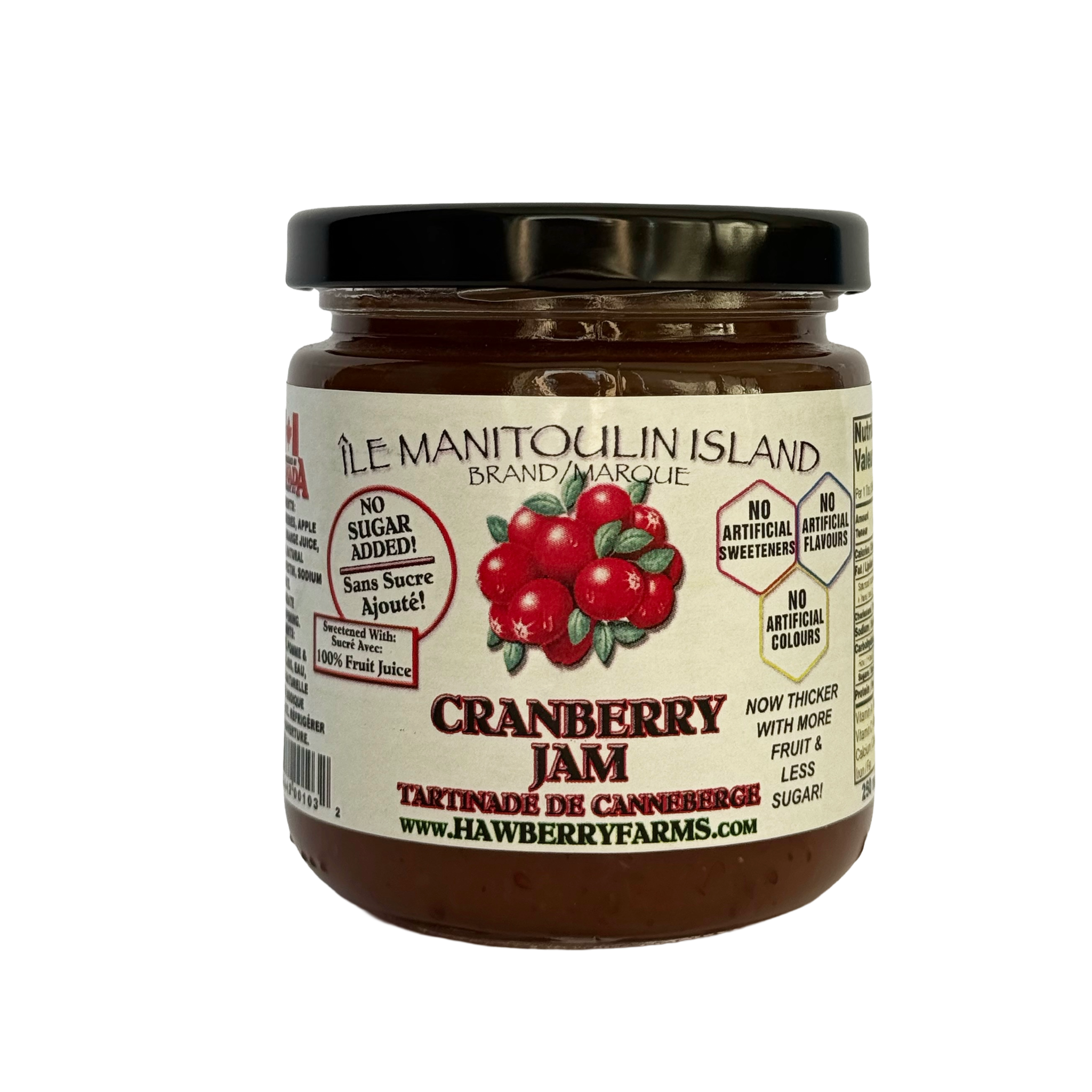 Cranberry Jam (No Sugar Added)