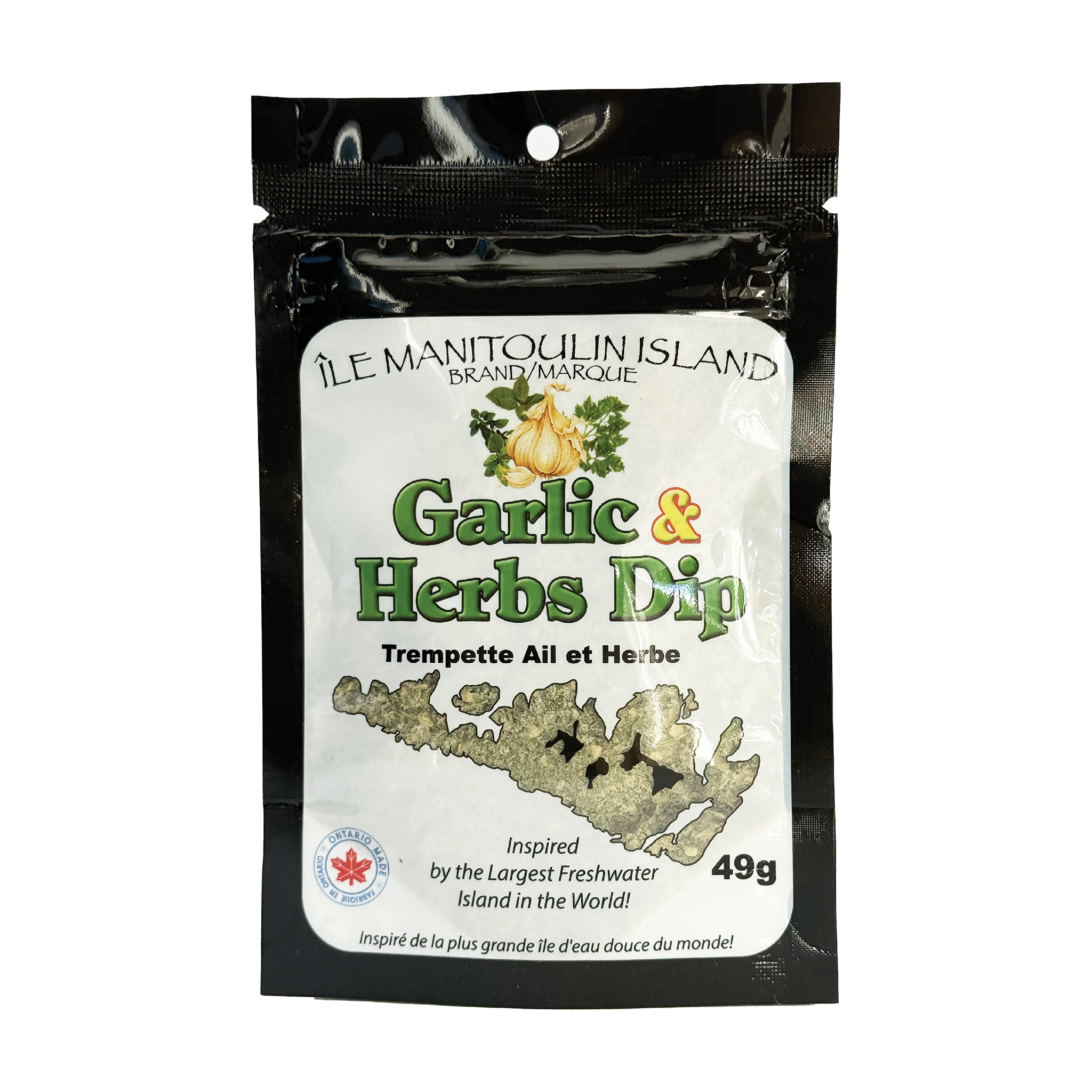 Garlic and Herbs Dip Mix Resealable Pouch