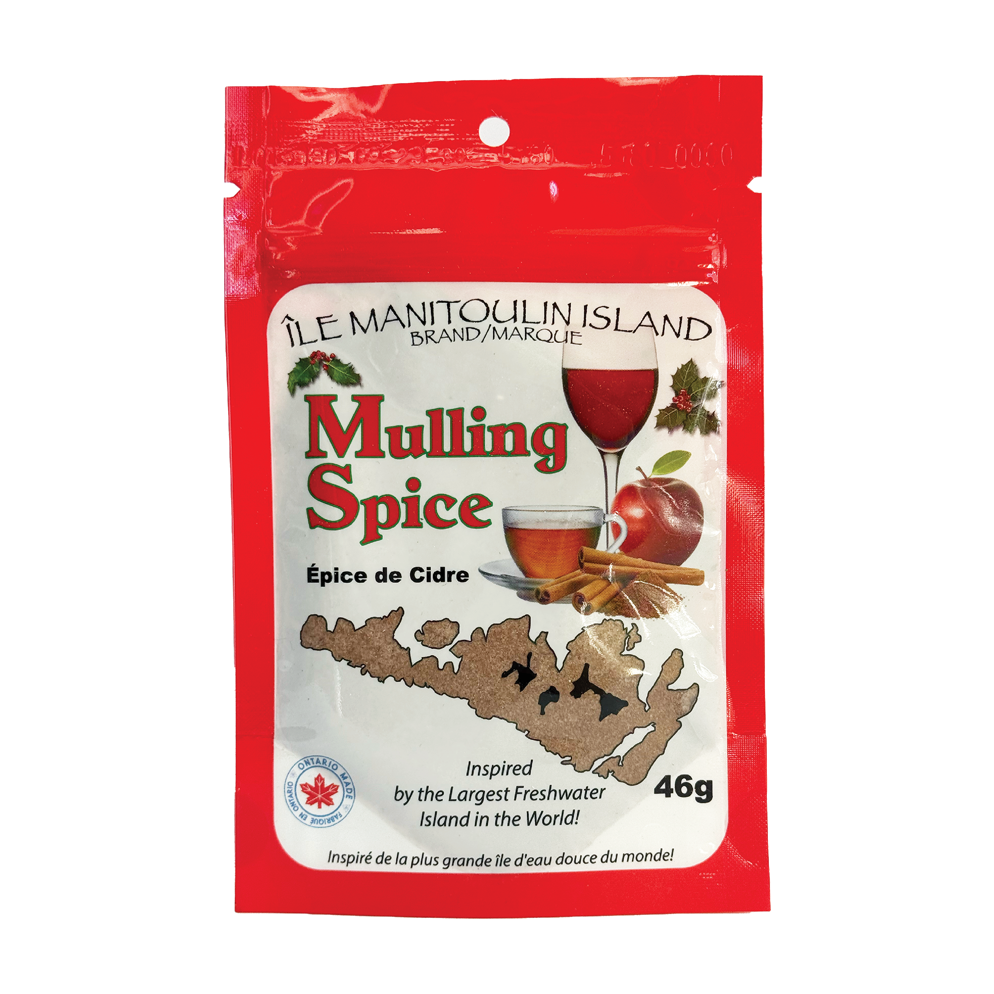 Mulling Spice Sachet Resealable Pouch