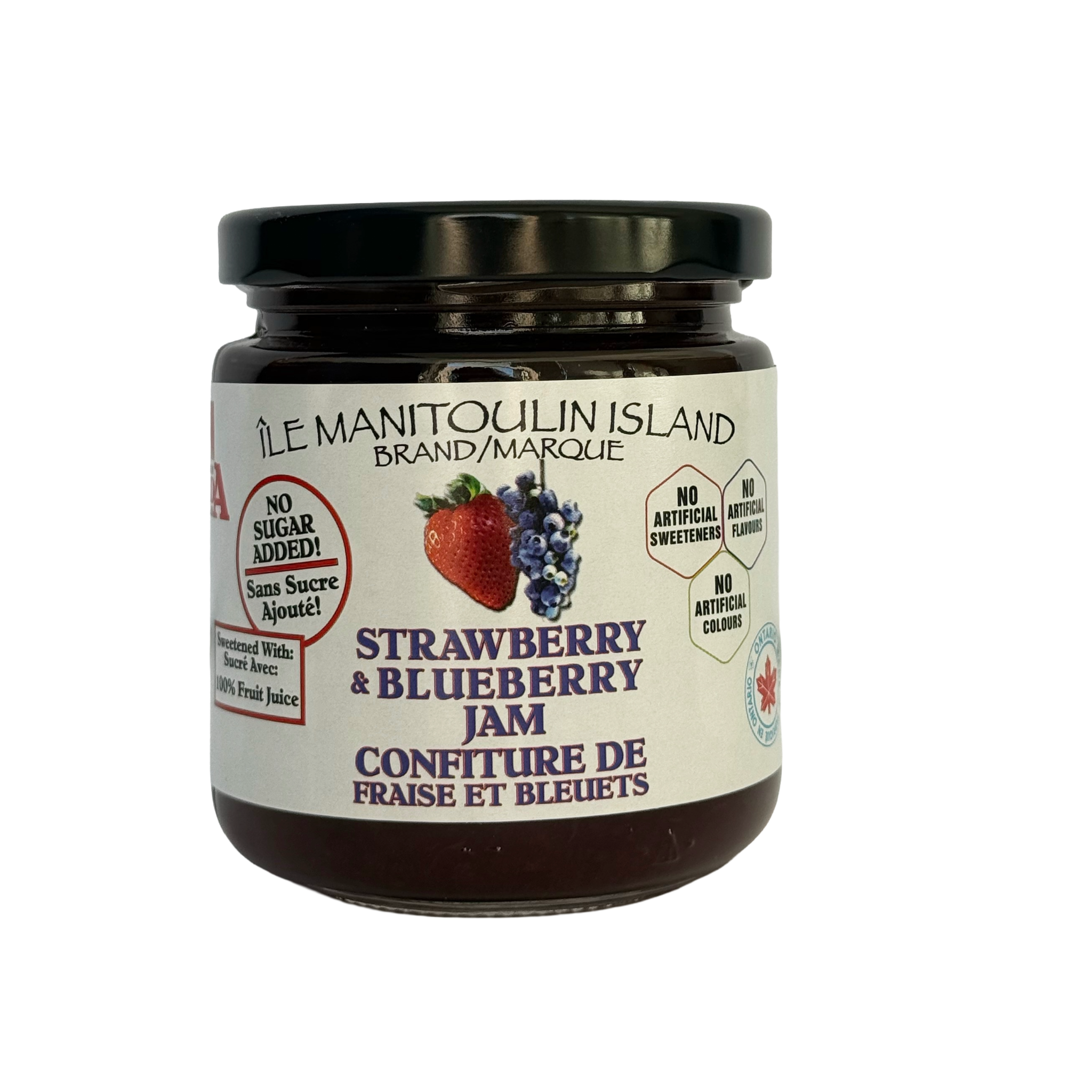 Strawberries & Blueberries Jam (No Sugar Added)